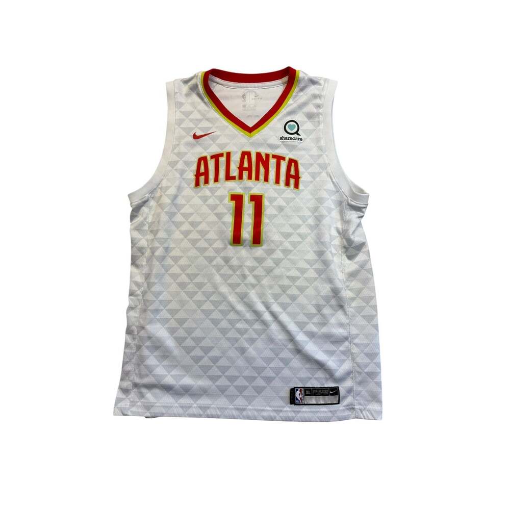 Nike Trae Young Atlanta Hawks NBA Swingman Jersey, White, Size XL